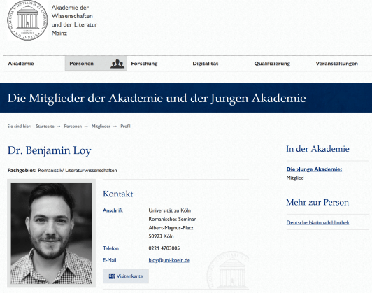 Screenshot_2020-05-06 Dr Benjamin Loy Akademie der Wissenschaften und der Literatur Mainz